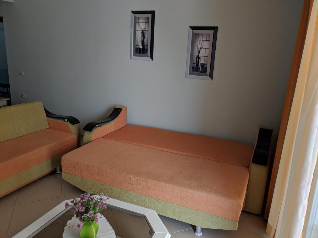 Seafront Apartment Sarande Bagian luar foto